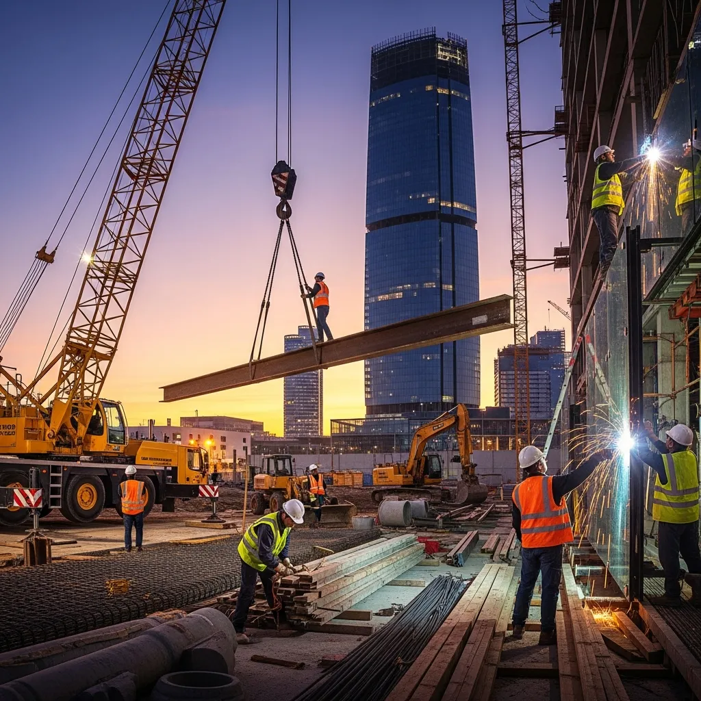 Construction and installation in progress